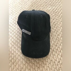 Chipotle Logo Crew Employee Adjustable Black Cap Hat